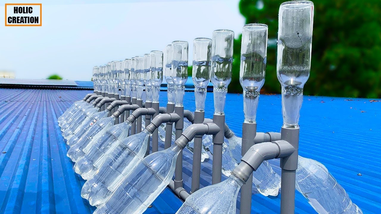I Never Have to Buy Water Again! How to Get Free Clean Water from PVC Pipes and Glass Bottles