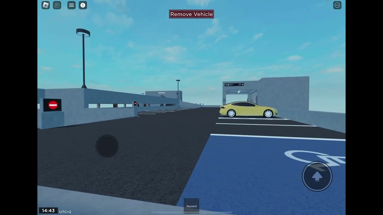 Every elevator in car parking level 7 in roblox