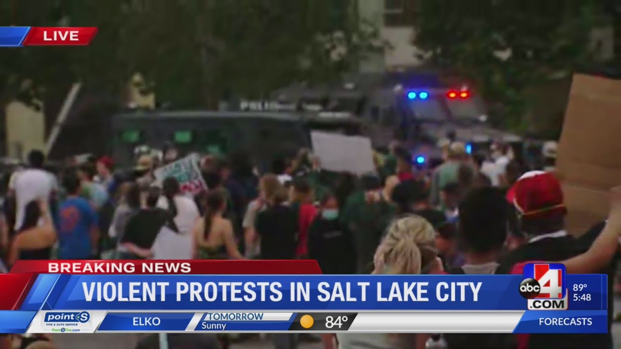 Violent protests in Salt Lake City pt. 1