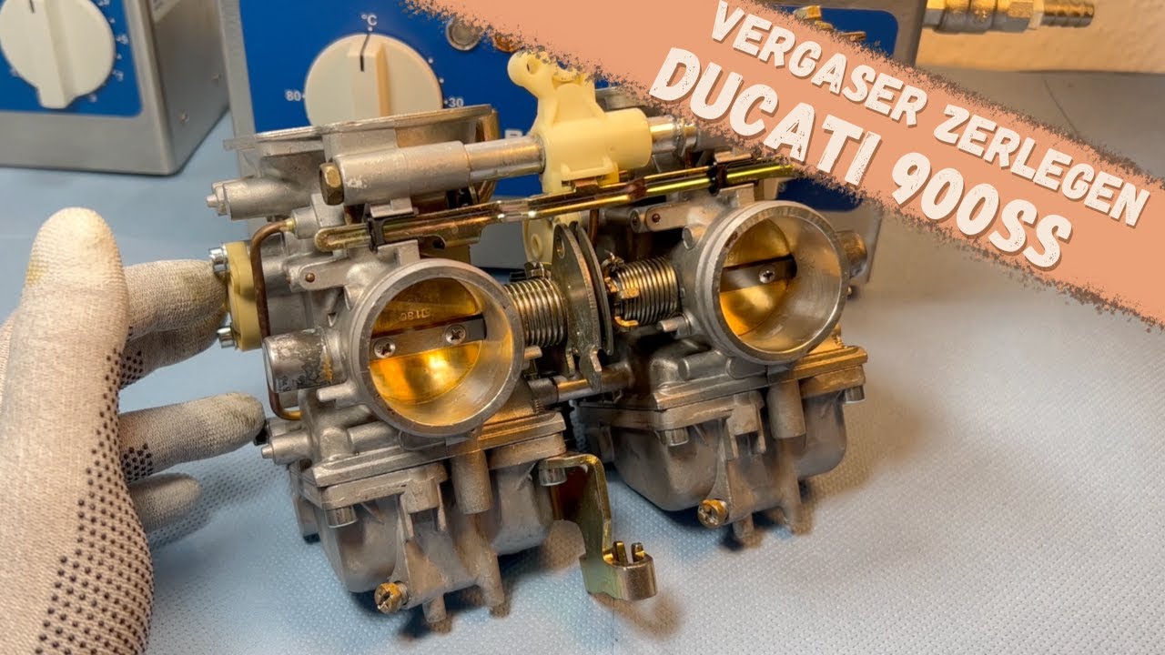 Vergaser Ducati 900SS Bj. 91-98 zerlegen, vom Vergaseronkel