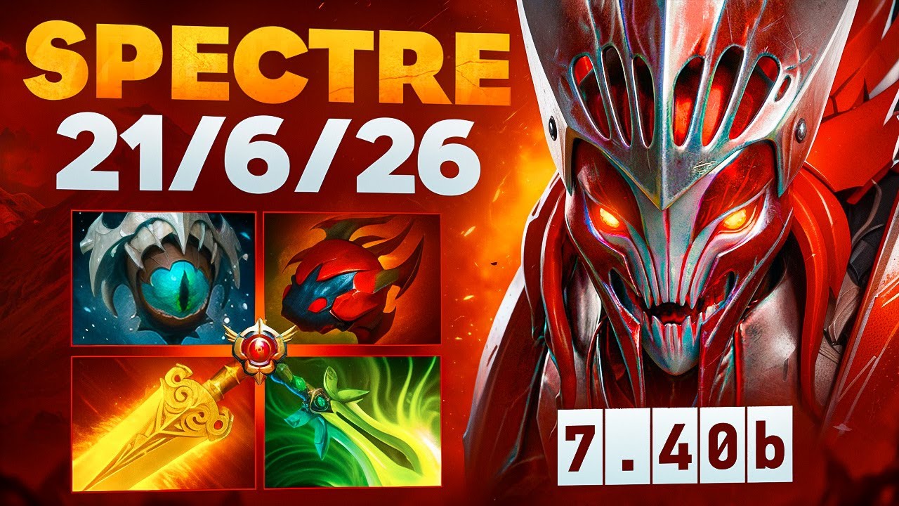 НОВАЯ СПЕКТРА 7.40b ПАТЧА ПОКАЗАЛА СИЛУ (53%wr)🔥❘ Dota 2 Spectre 7.40b