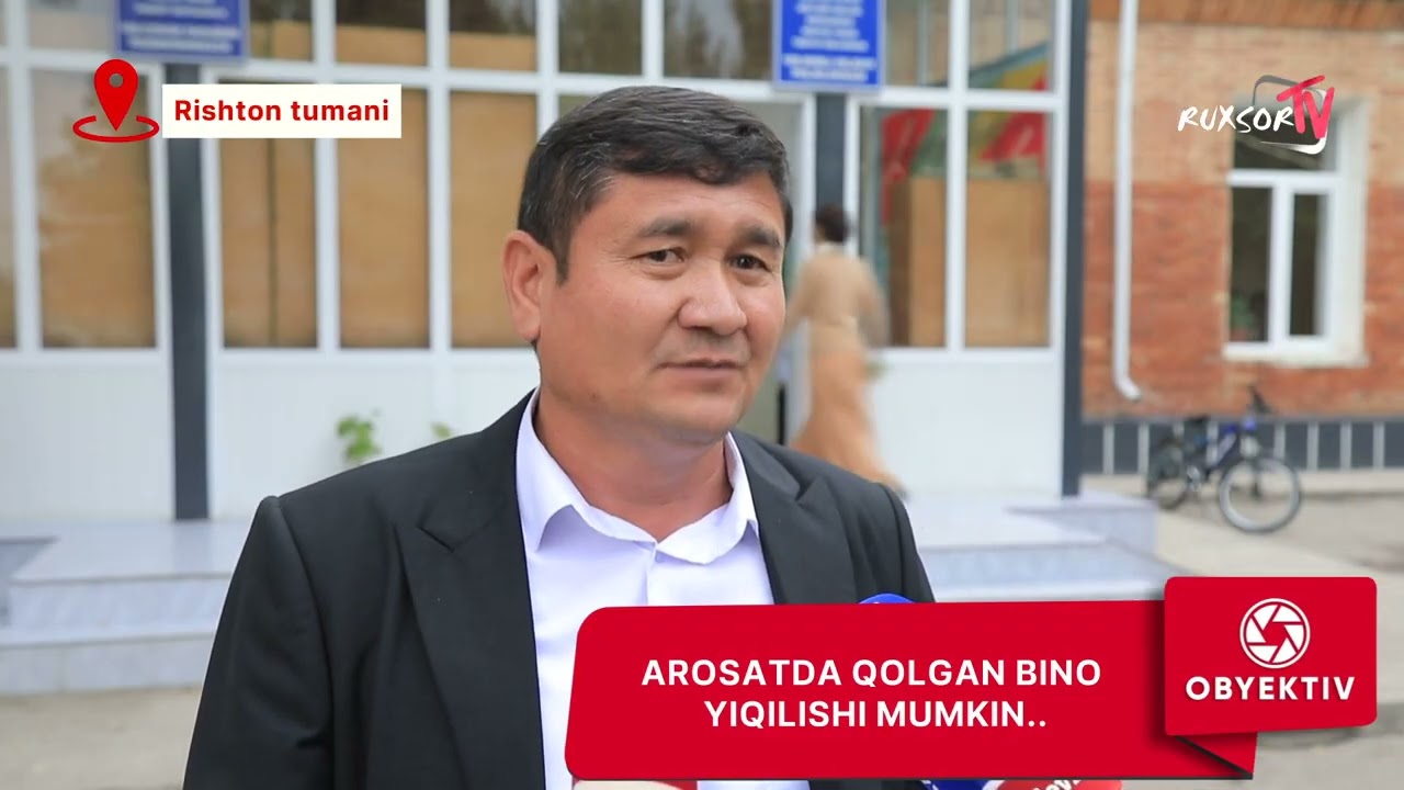 AROSATDA QOLGAN BINO YIQILISHI MUMKIN...| RISHTON TUMANI