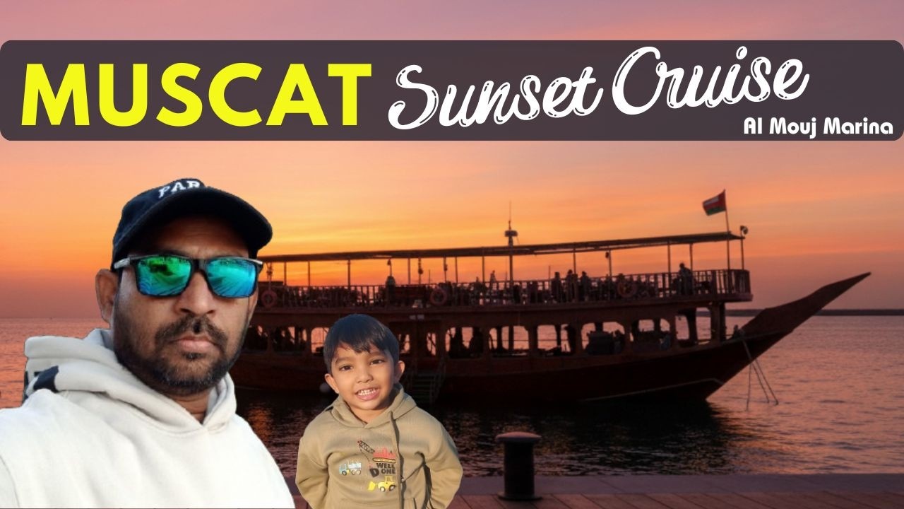 Muscat Sunset Cruise Experience 🌊 Sindbad Dhow at Al Mouj Marina 🇴🇲