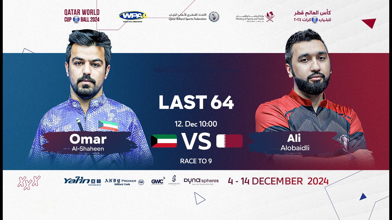 QATAR WORLD CUP 10 BALL 2024  - DAY 9 | LAST 64