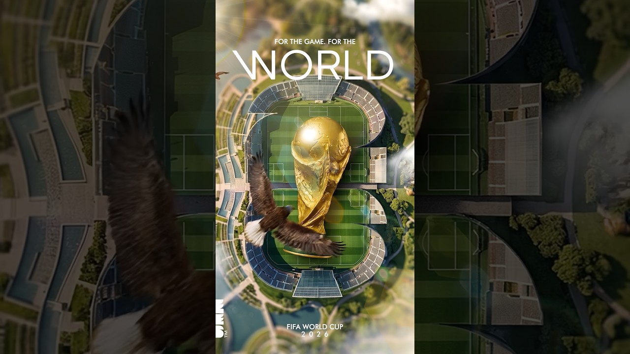 #fifa #worldcup 2026 logo in real world #poster #design in #photoshop #tutorial #graphicdesign #fyp