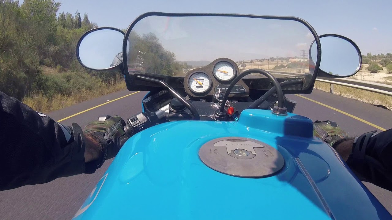 Suzuki GSXR750 1986 Ride 6.7.18 GoPro Chest mount (Too Low!)