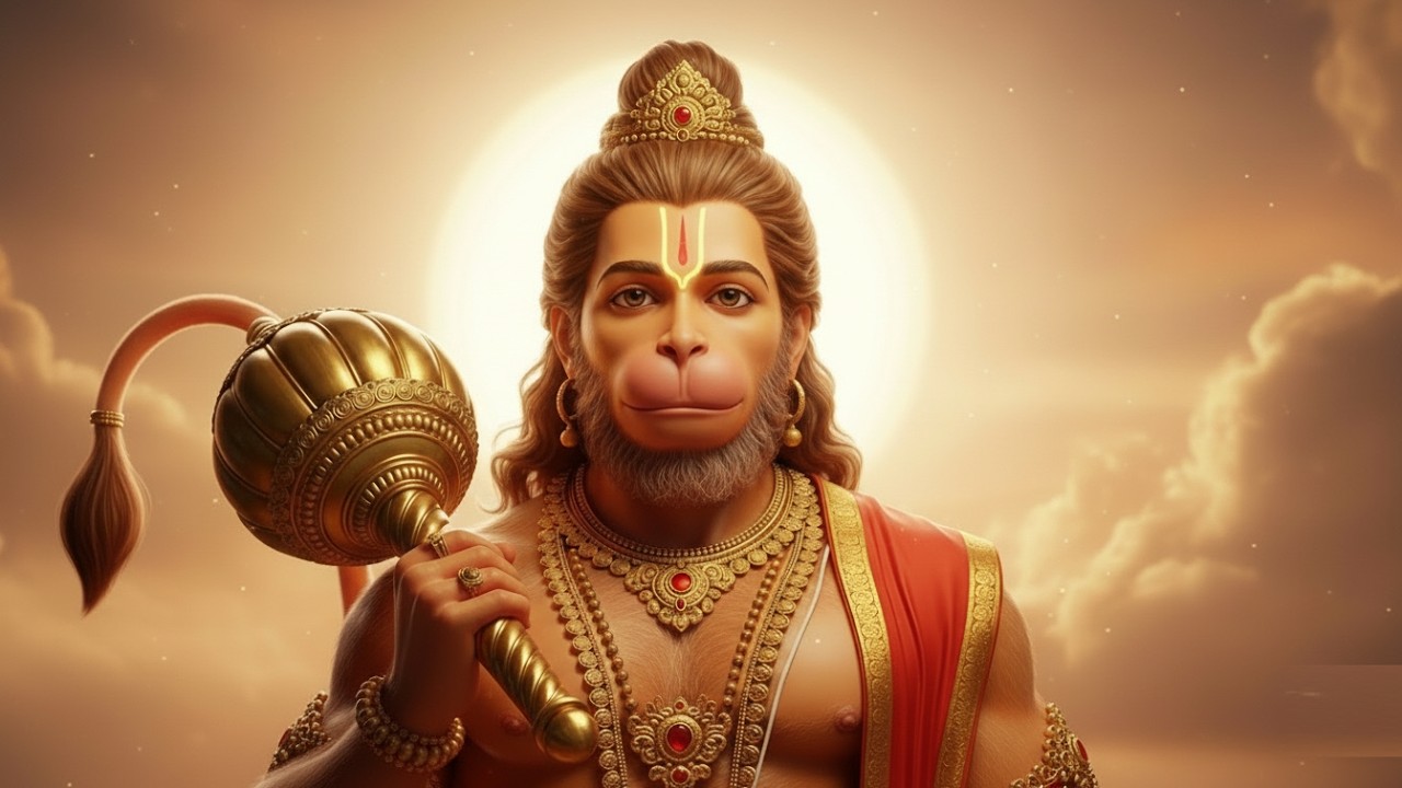 Hanuman Ashtak | Complete Divine Story in 4K | Sankat Mochan Hanuman Ji