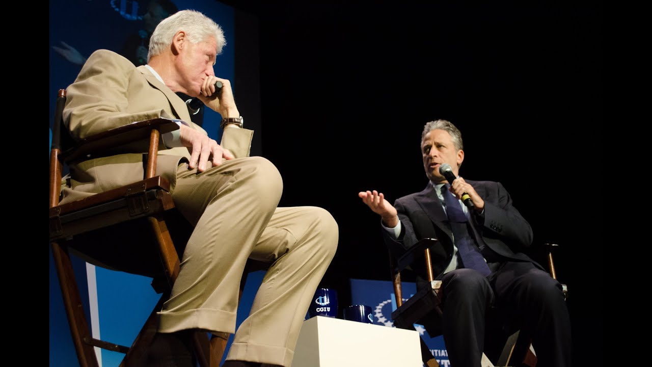 Jon Stewart Interviews President Bill Clinton: CGI U 2012 Closing Conversation