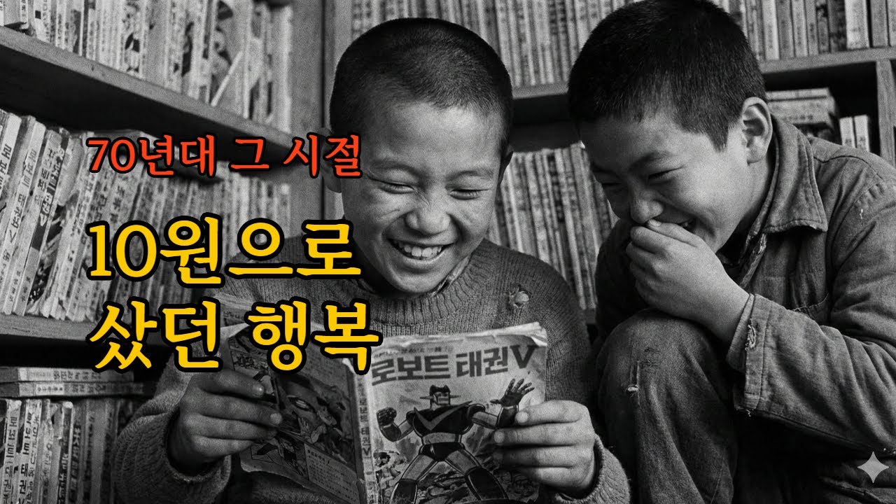 코흘리개 친구들과 함께한 만화방 추억 여행~