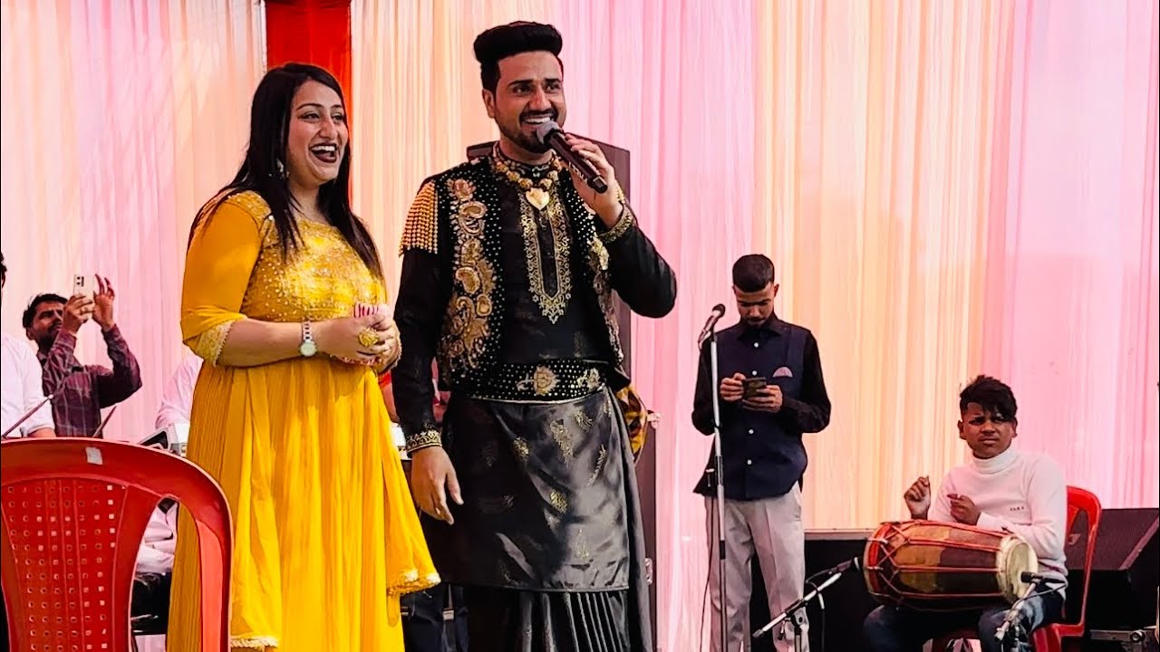 Mahiye Duet || Yasir hussain Varsha Jamwal in Jammu Live