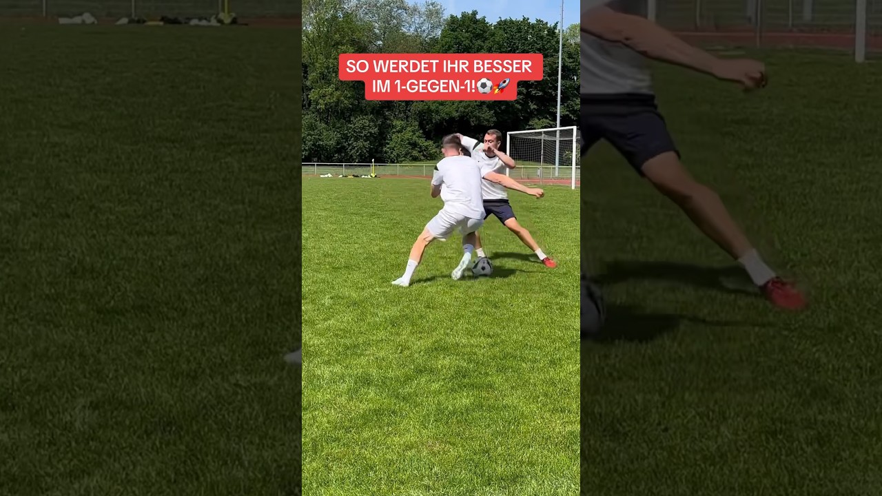 SO WERDET IHR BESSER IM 1-GEGEN-1!⚽️ #fussball #tipps #tricks #tutorial