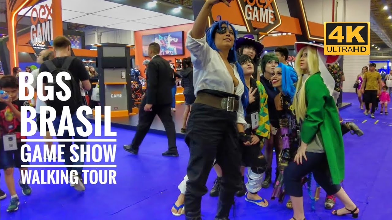 BGS Brasil Game Show São Paulo Tour último dia | 4K Walk