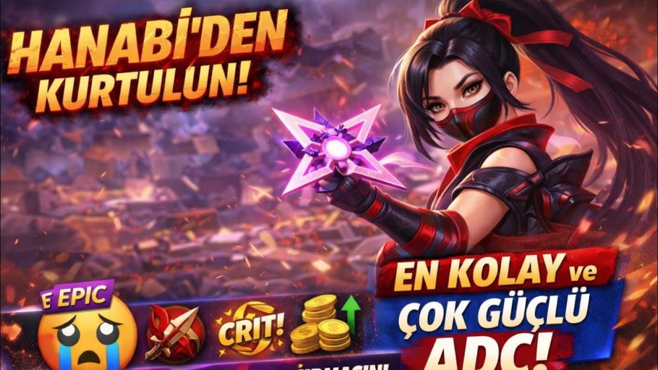 Epic’ten Çıkamayanlar İzlesin! 😈 Hanabi = Garanti Lig Atlama | Mobil Legends