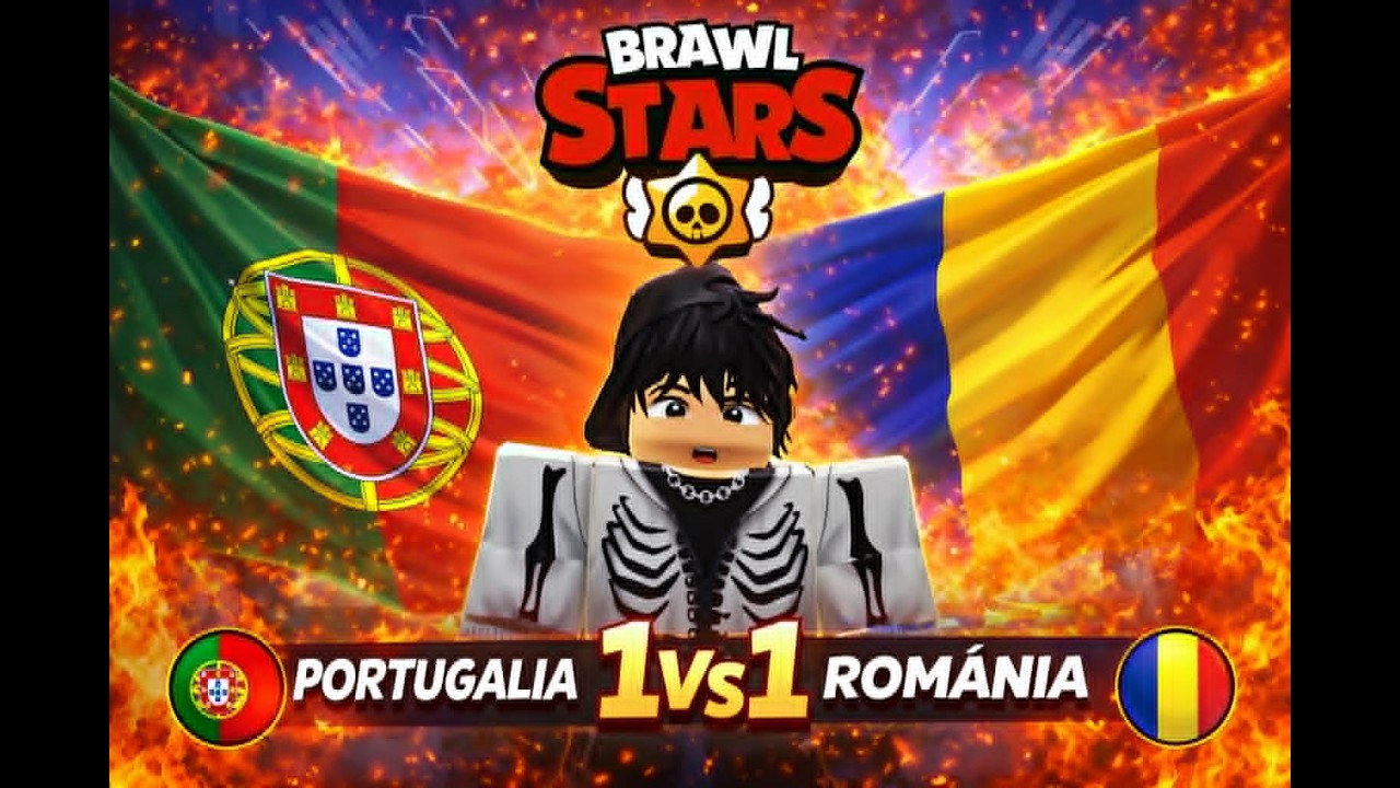 BRAWLSTARS-1V1 PORTUGALIA=ROMANIA!!! CR7