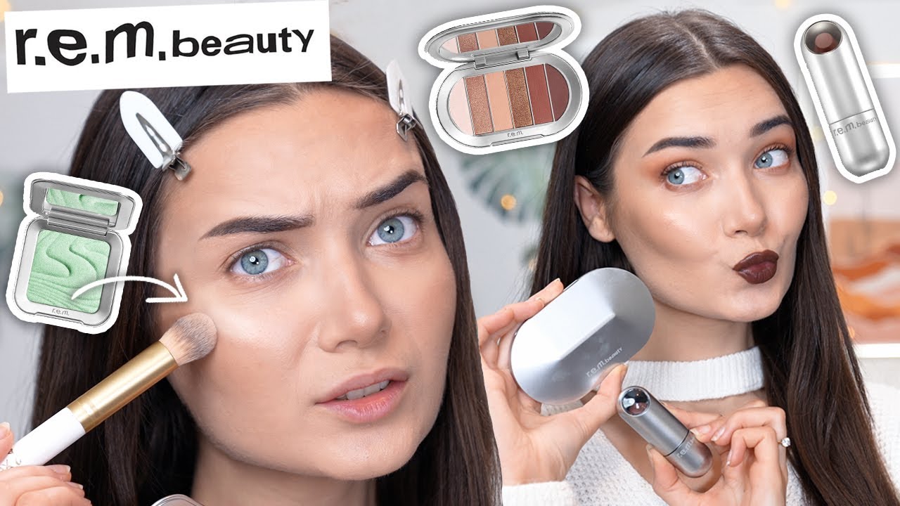 TESTING ARIANA GRANDE'S REM BEAUTY BRAND! WORTH THE HYPE!?