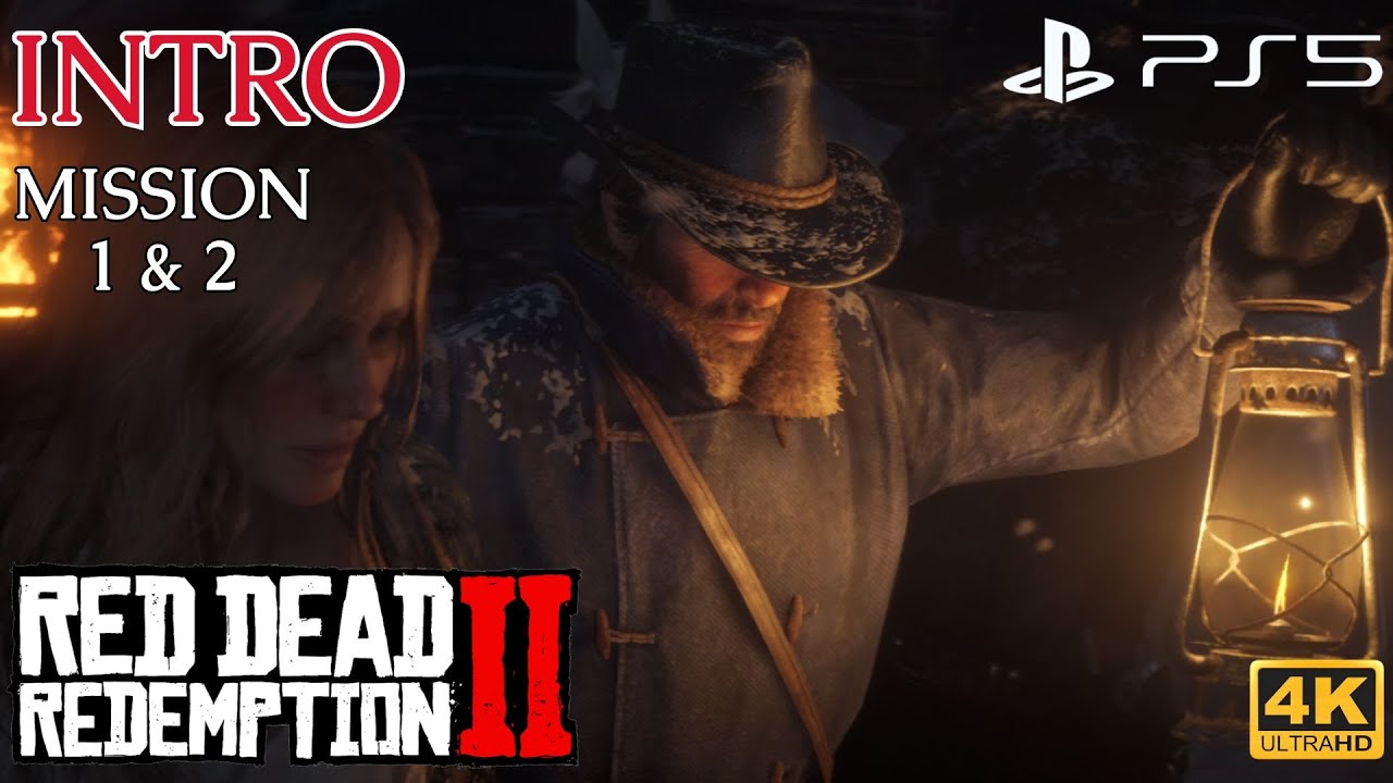 Red Dead Redemption 2 - Intro & Mission 1 & 2 - Outlaws from the West / Enter, Pursued by a Memory