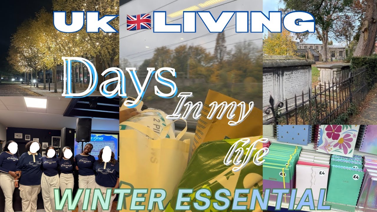 Uk🇬🇧DIARIES 4: WINTER SHOPPING| I JOINED THE WORSHIP TEAM🤭