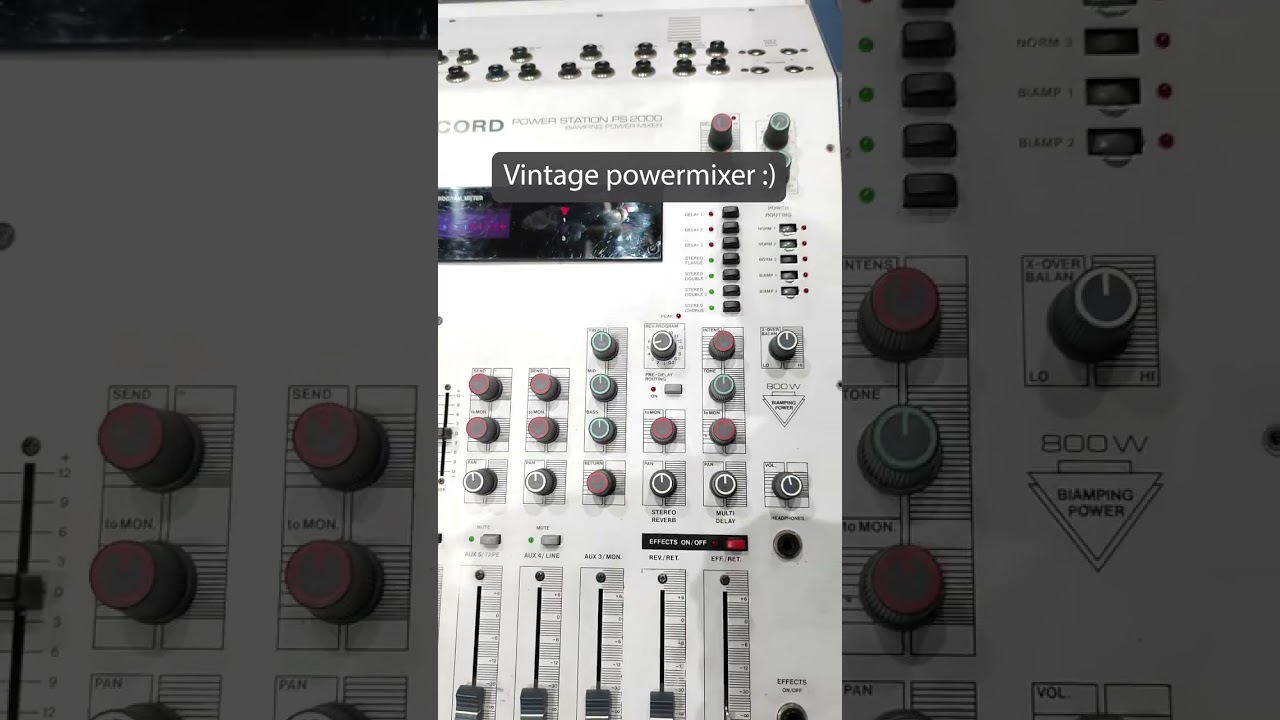 #Perełka #vintage #mikser #audio #powermixer #dynacord #audioconsole  #sound #retro