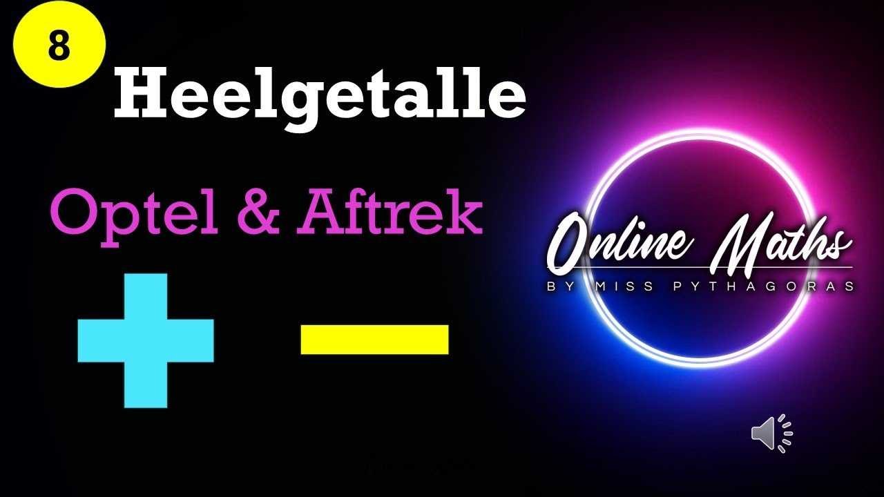 Heelgetalle Graad8: L2 Optel en Aftrek van Heelgetalle