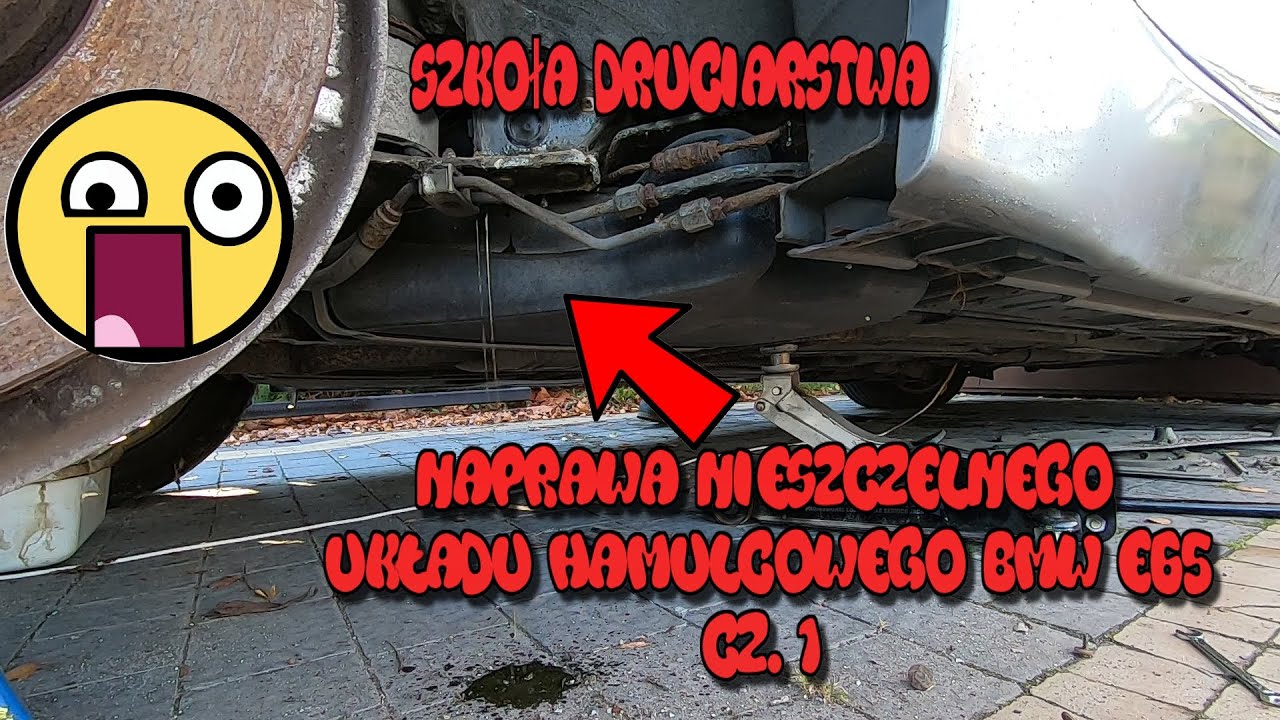 Szkoła Druciarstwa Naprawa Nieszczelnego Układu Hamulcowego BMW E65 część 1 Wazzup :)