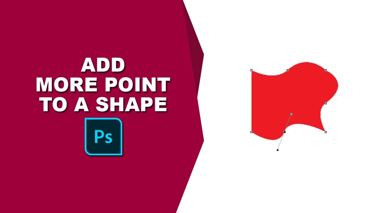 How to add more points to a shape in Photoshop