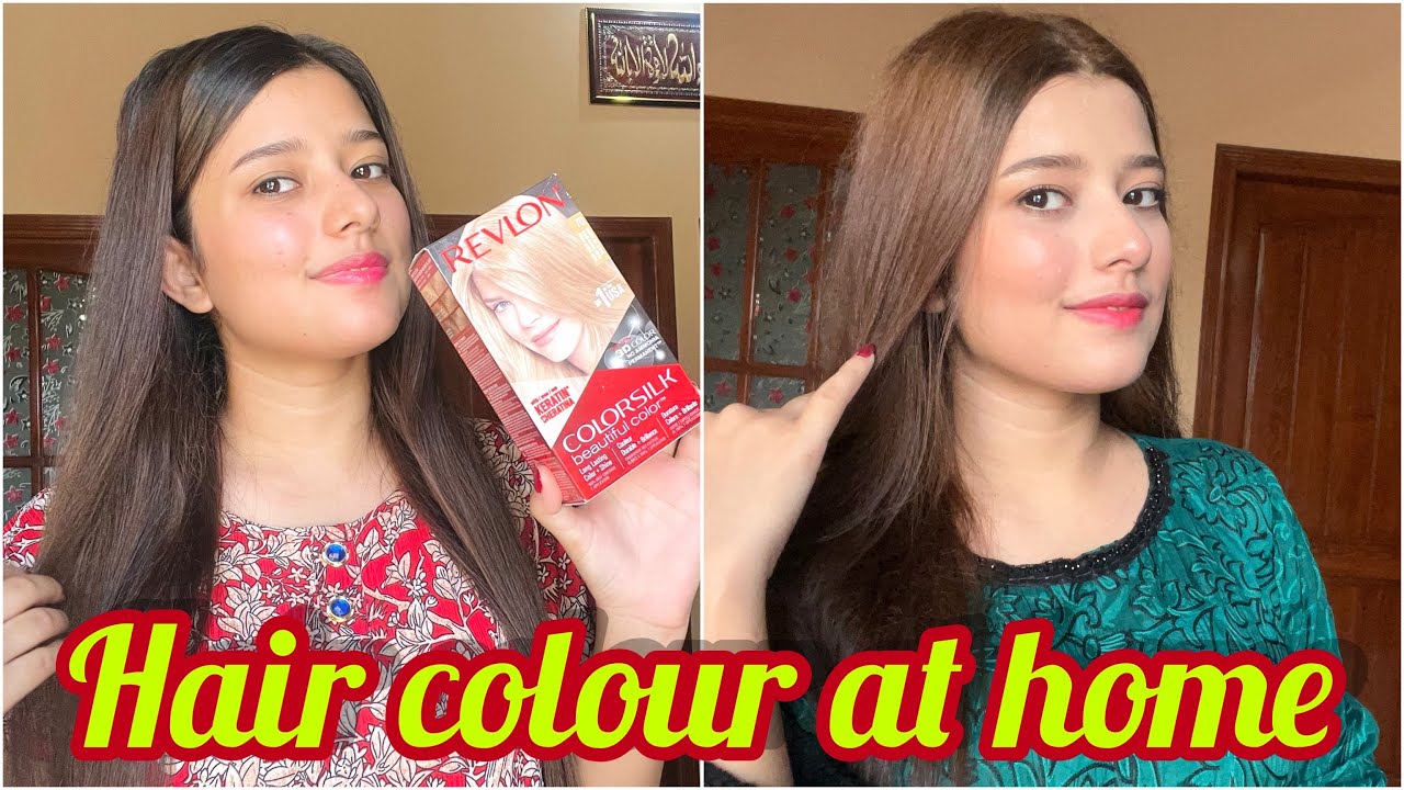 How I Dye my hair at home | Without bleach golden brown