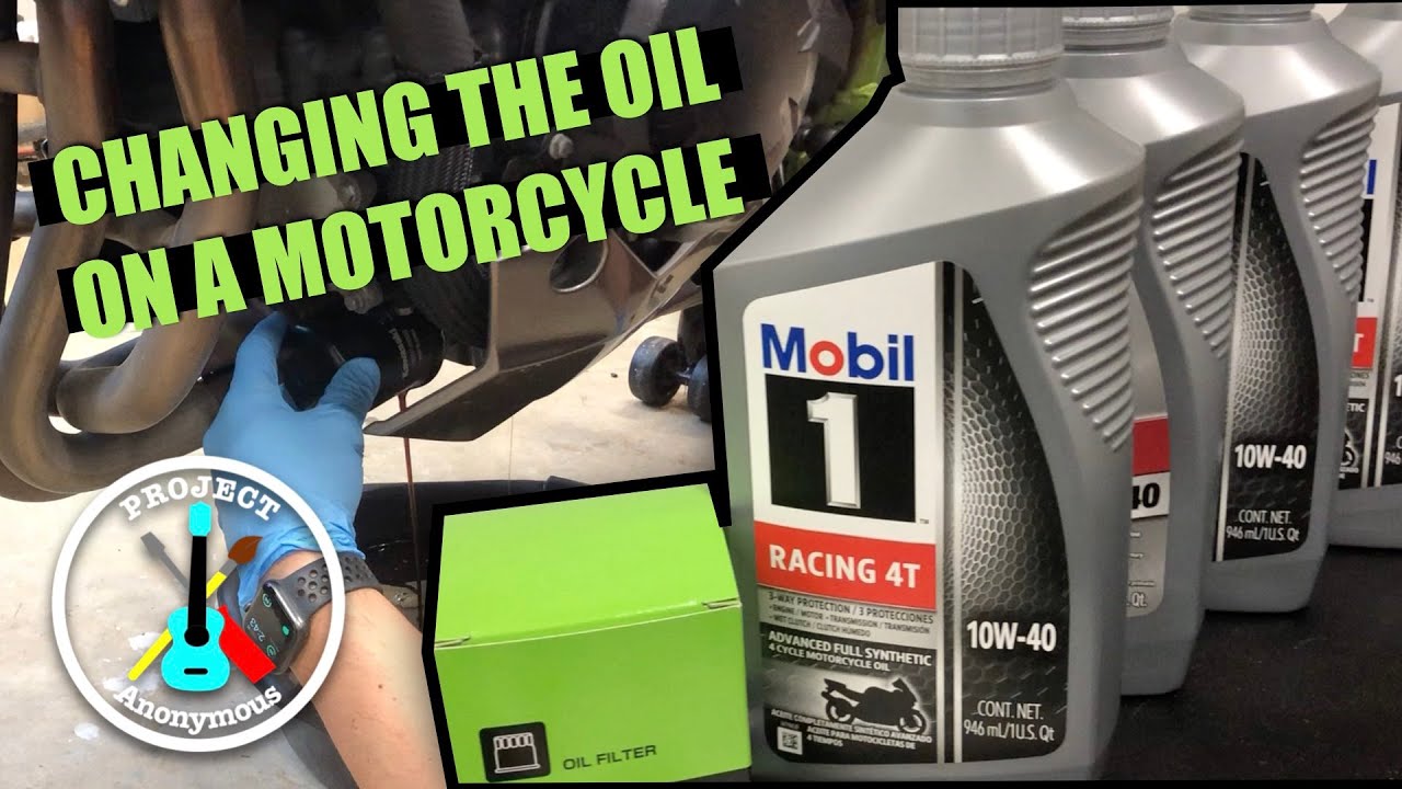Changing the Oil on our 2020 Kawasaki Z900 Motorcycle + tips