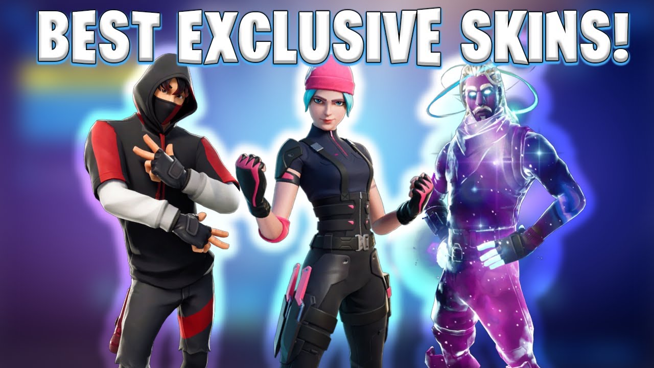 Top 10 BEST Exclusive Fortnite Skins of All Time!
