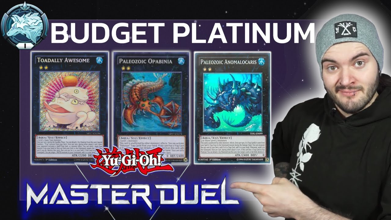 Yu-Gi-Oh! Master Duel! Platinum 1! Paleozoic Frog Deck Profile + Replay!