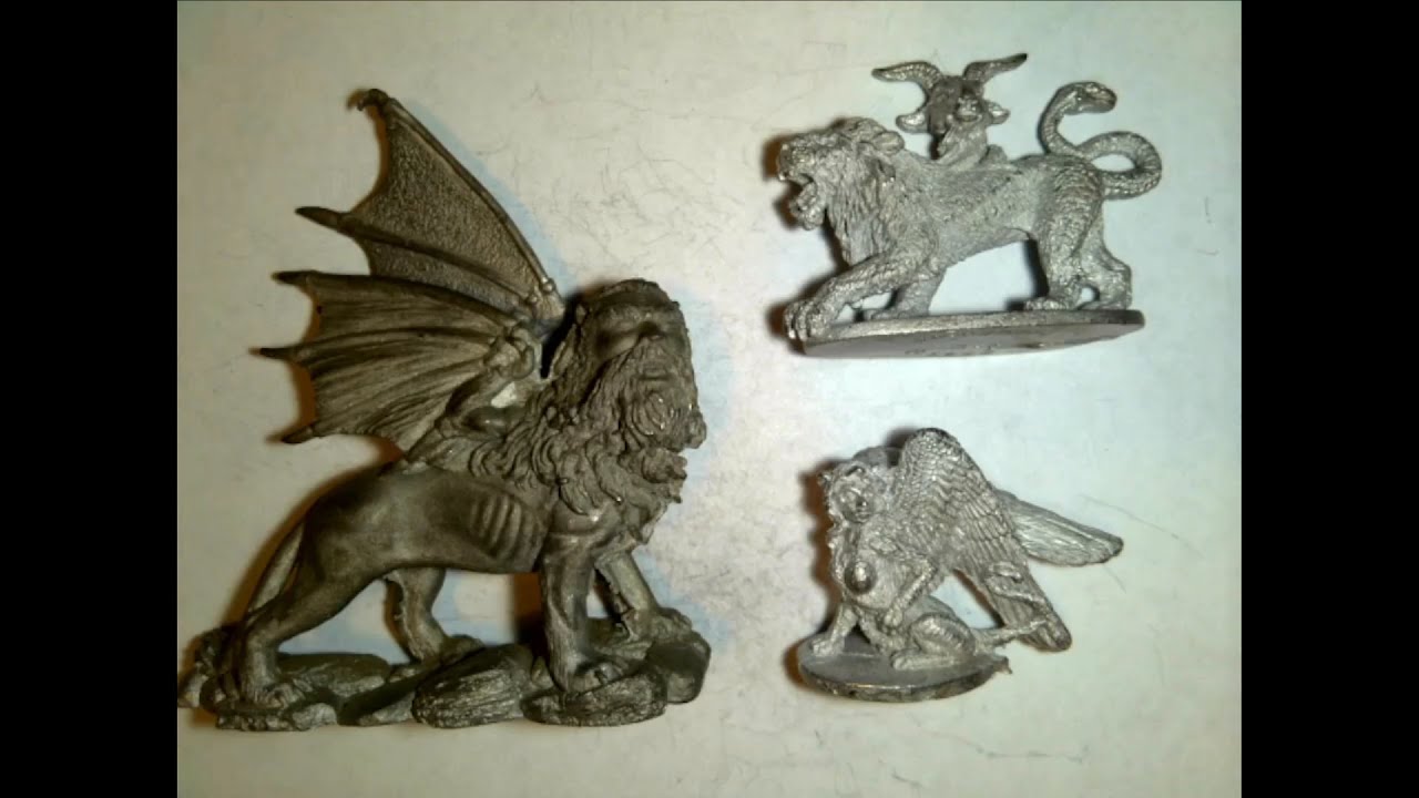 Mythological Monsters Dungeons & Dragons metal miniatures