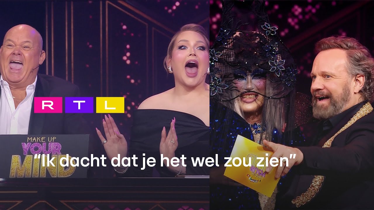 Nikkie de Jager en Paul de Leeuw in shock na onthulling van goede vriendin | Make Up Your Mind