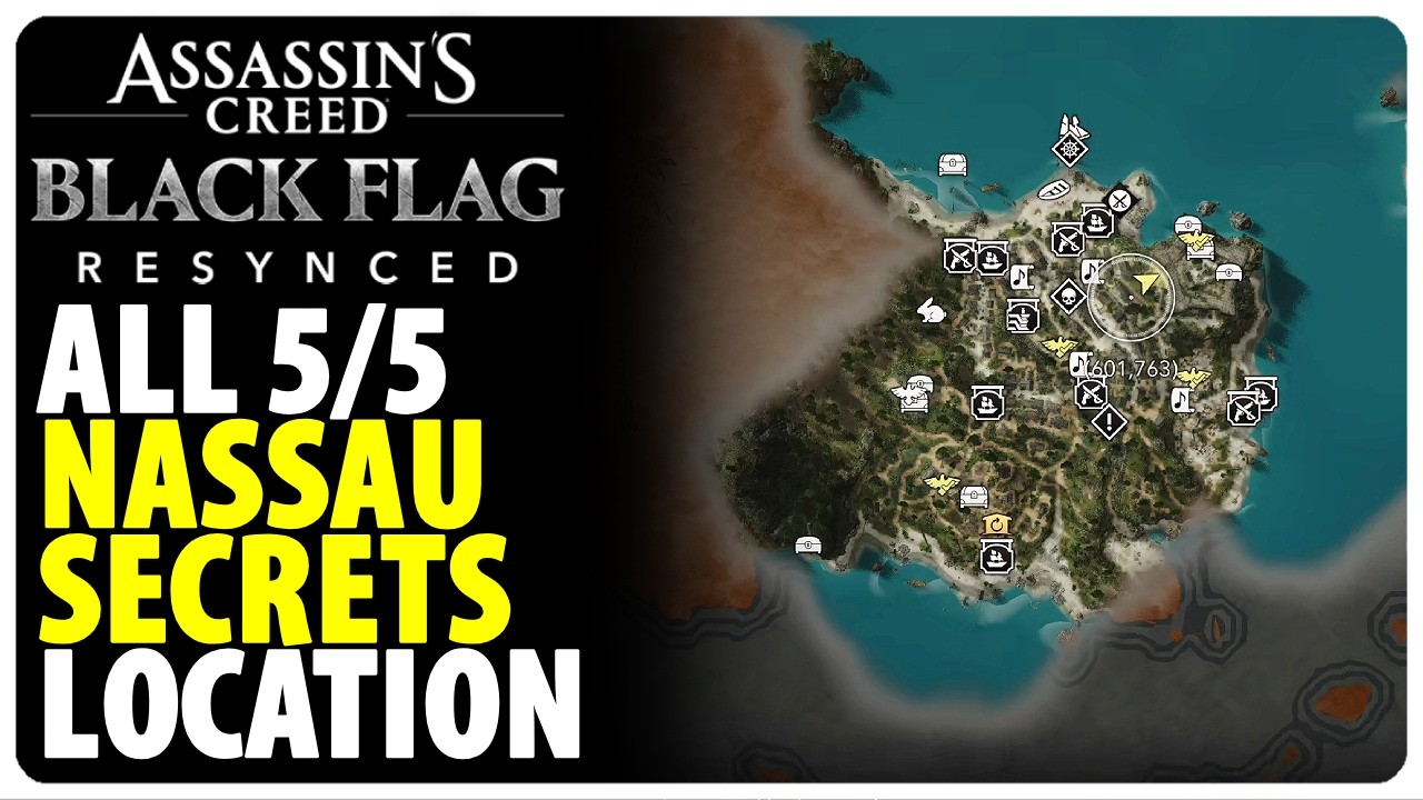 All Nassau Secrets Locations | Assassin's Creed Black Flag Resynced