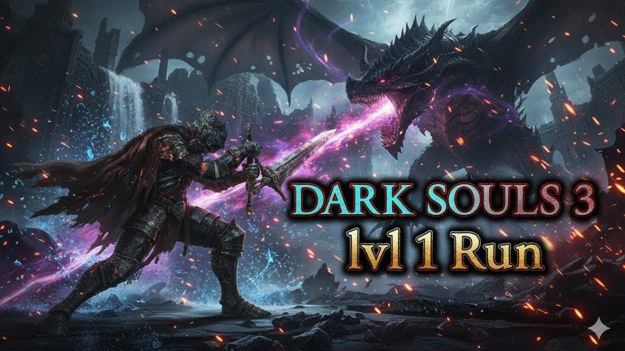 Dark Souls 3: Das Erste mal SL1 Run 🫡 - mein Hass Gebiet Nameless King #9