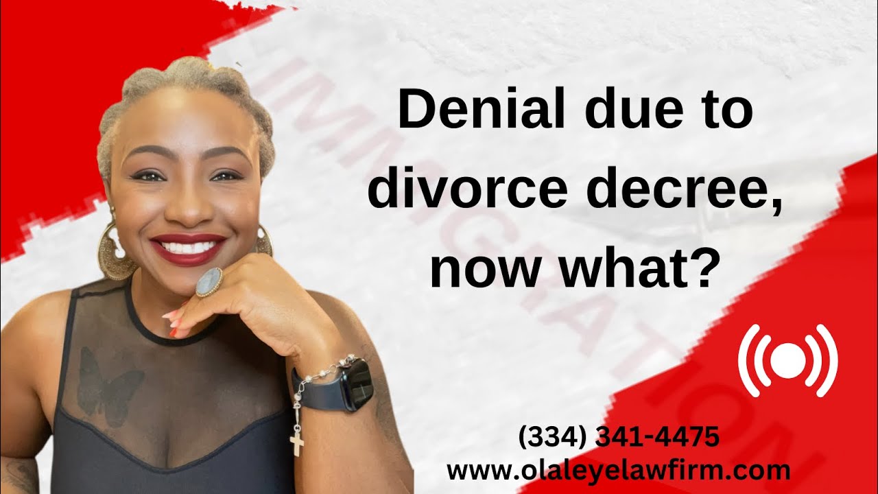 Denial due to divorce decree, now what?