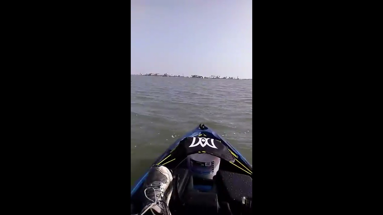 Perception pilot 12, west bay Galveston, January 21 2017, Oscar Hernandez. First outing nuary