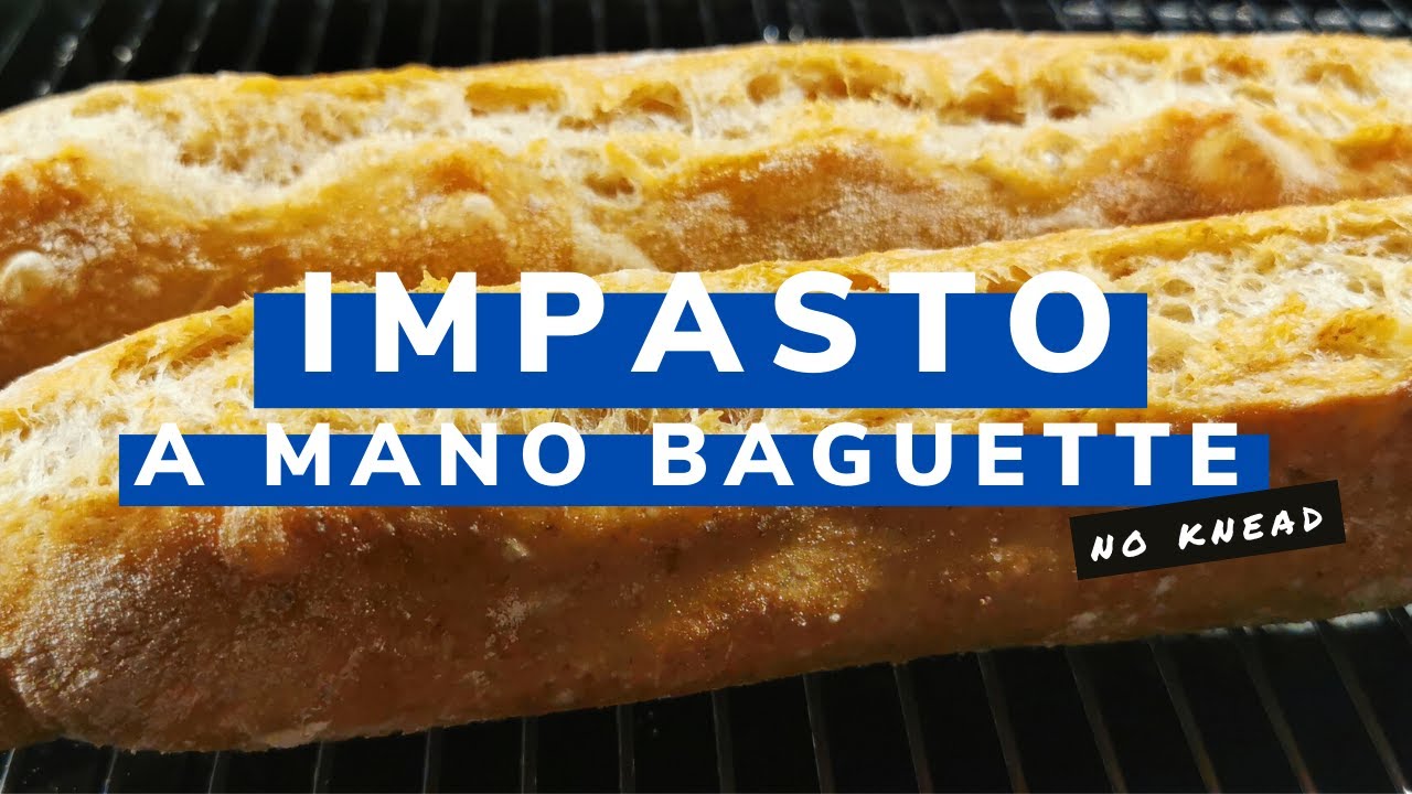 Come Fare le Baguette a Casa Senza Impasto - RICETTA FACILE - Baguette No Knead