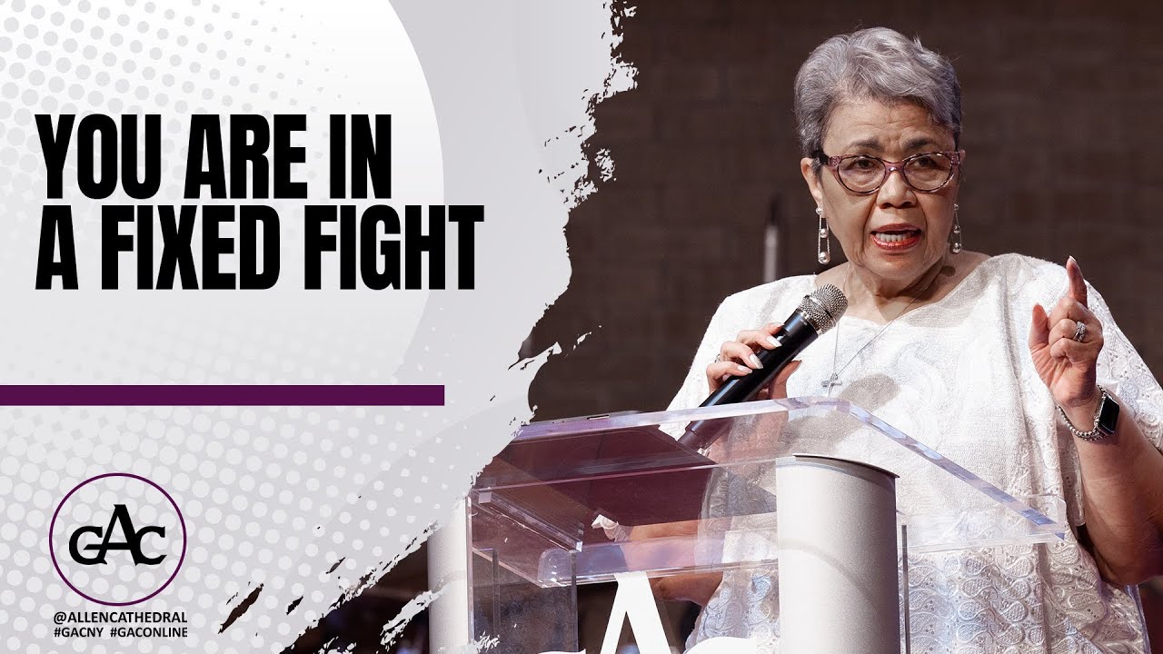 YOU ARE IN A FIXED FIGHT | Pastor Elaine Flake | Allen Worship Experience