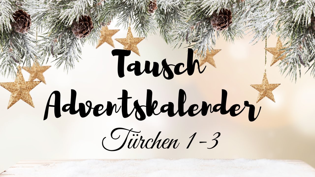 🎄🎁 Tausch ADVENTSKALENDER 2024 Türchen 1-3 ⭐️ emotionale Edition 😅❤️ Diamond Painting