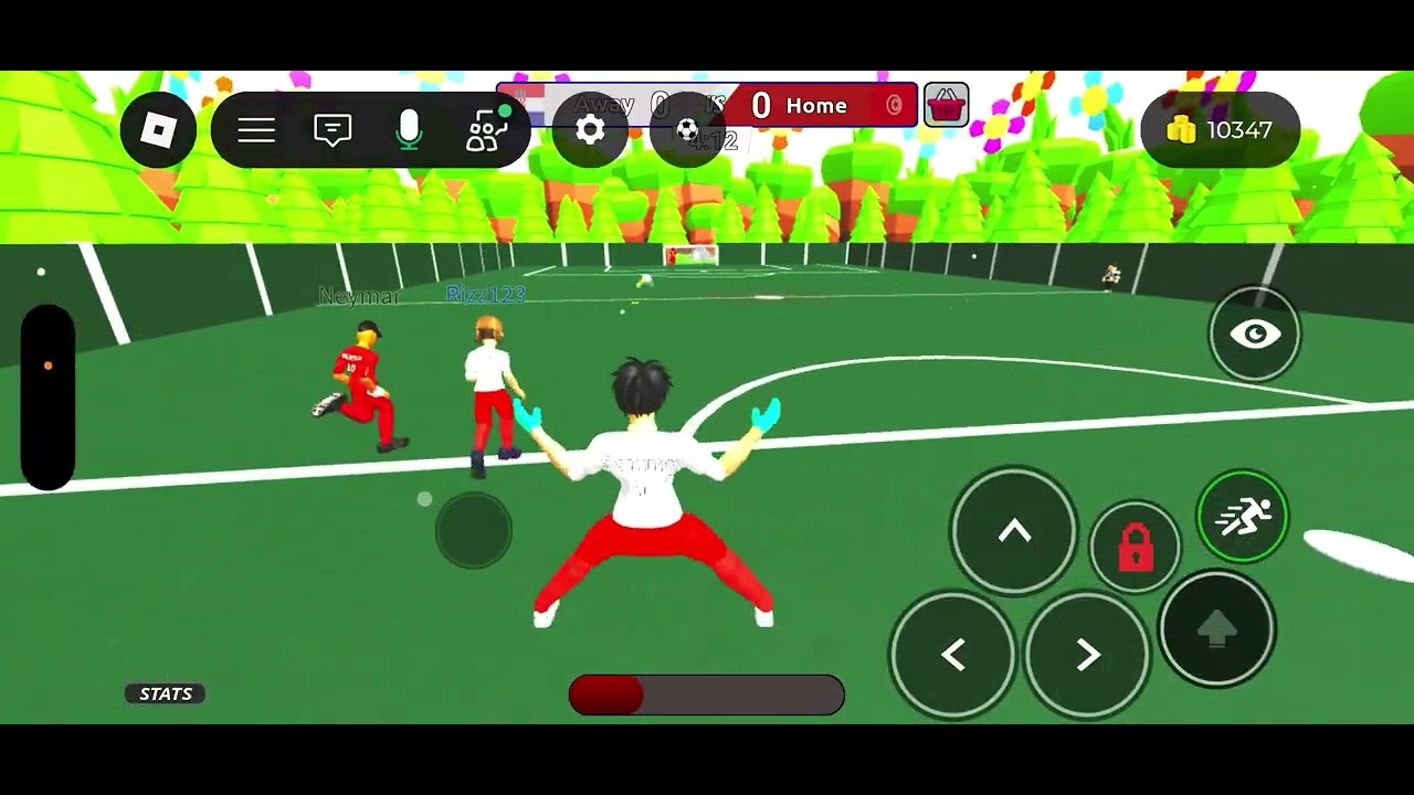 Playing soccer too