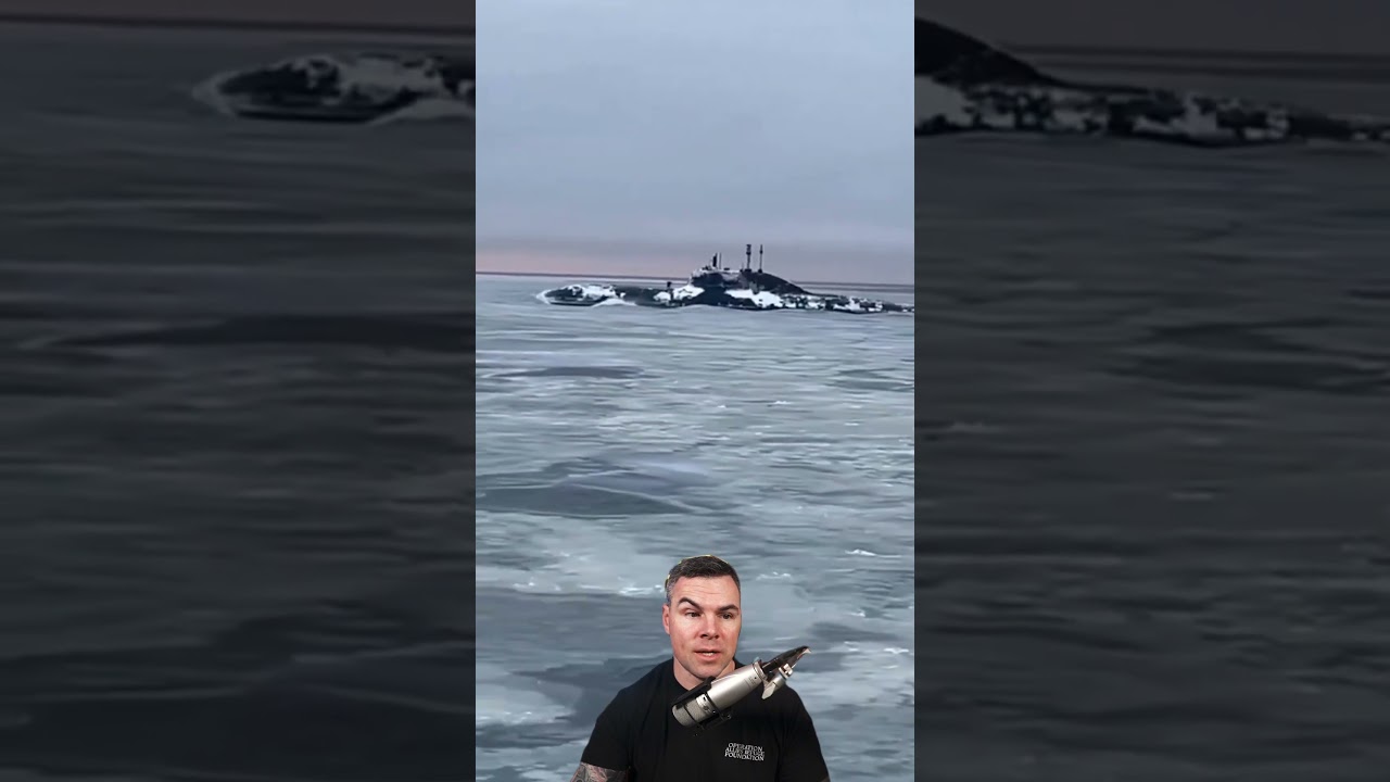 The Russian K-328 Leopard Akula-class nuclear-powered attack submarine spotted at sea.