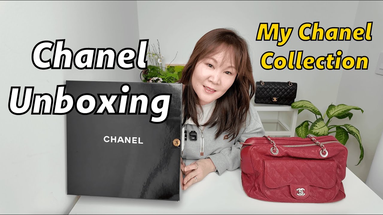 FIRST CHANEL UNBOXING on the channel | My Chanel Bag Collection #chanelbag