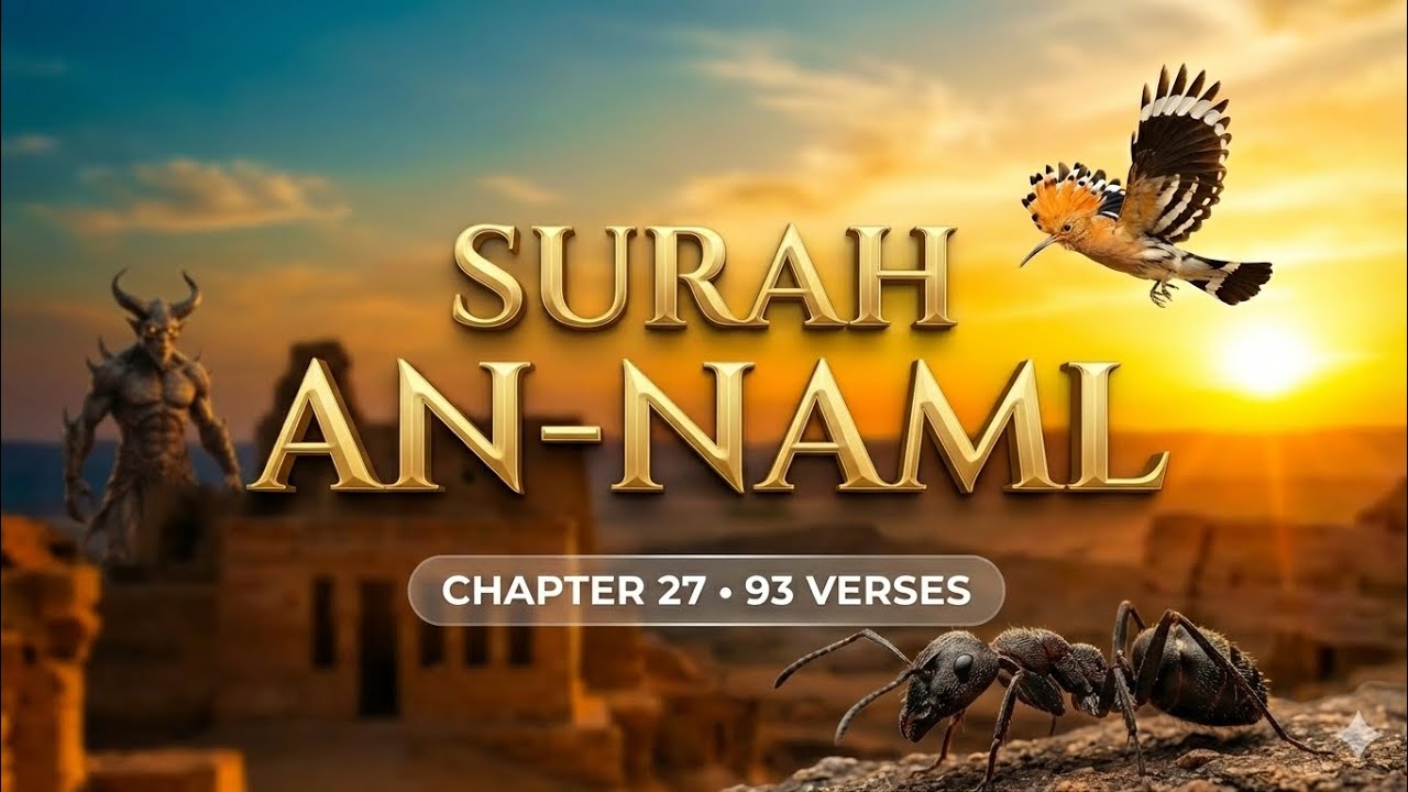 27. Surah An-Naml | THE ANTS | Full chapter explained in English | @SoulOfValley 
