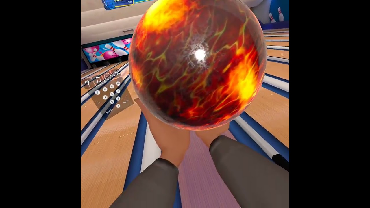 Premium bowling in vr quest 3s is addicting!!!!!! Warning addicting content  #bowling #probowling 