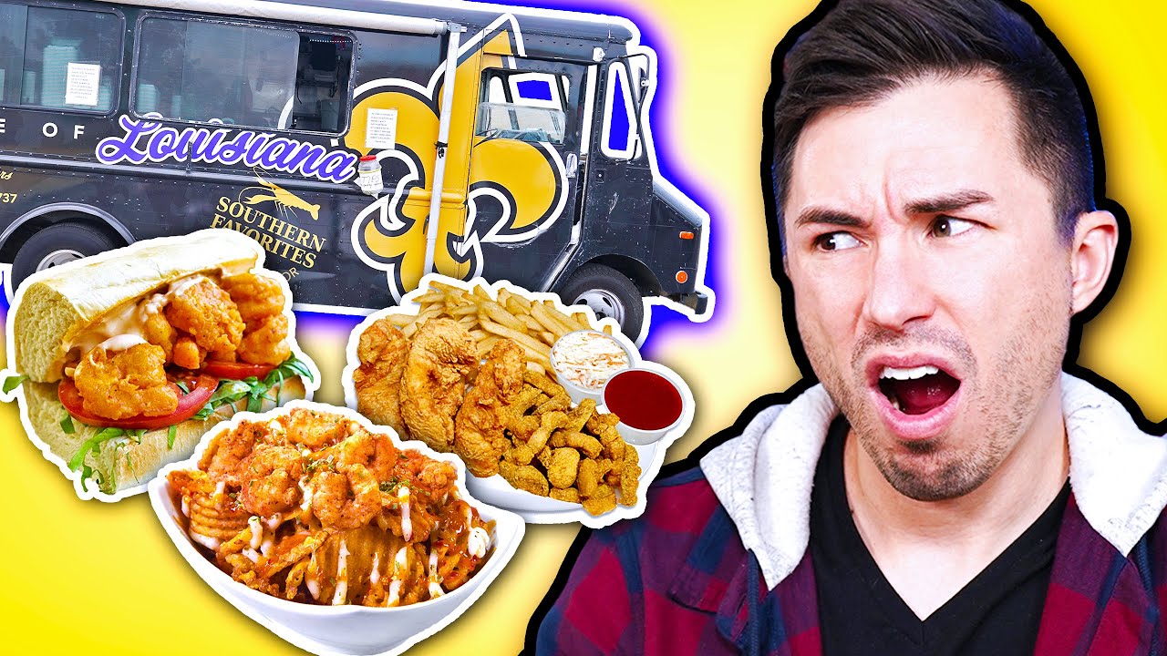 Men Lose Their MINDS Trying LOUISIANA Food for the First Time!!! - Taste Test Mukbang