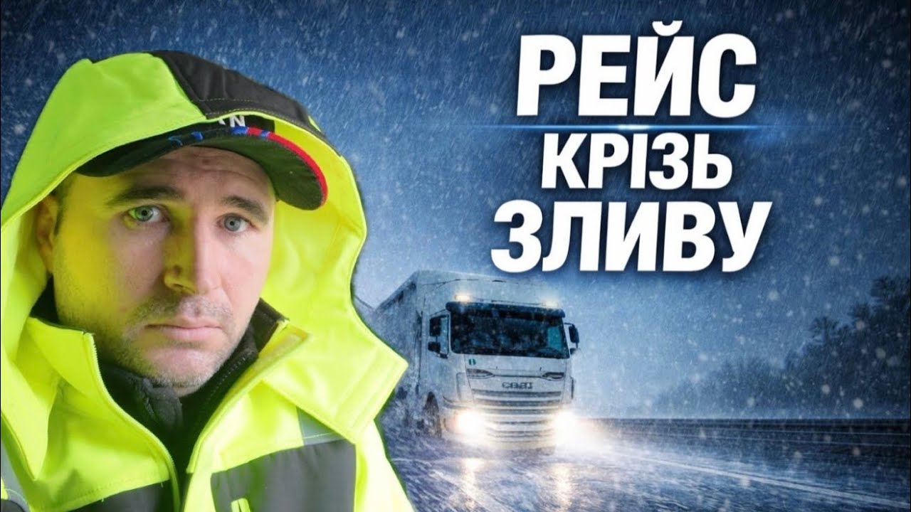 Дощ, мокрий сніг і 2000 км попереду 🚛