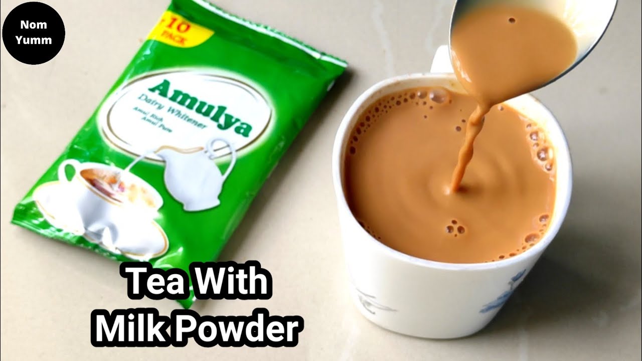 Perfect Milk Tea With Milk Powder || Milk Tea Recipe || Milk Powder Tea Recipe - Nom Yumm