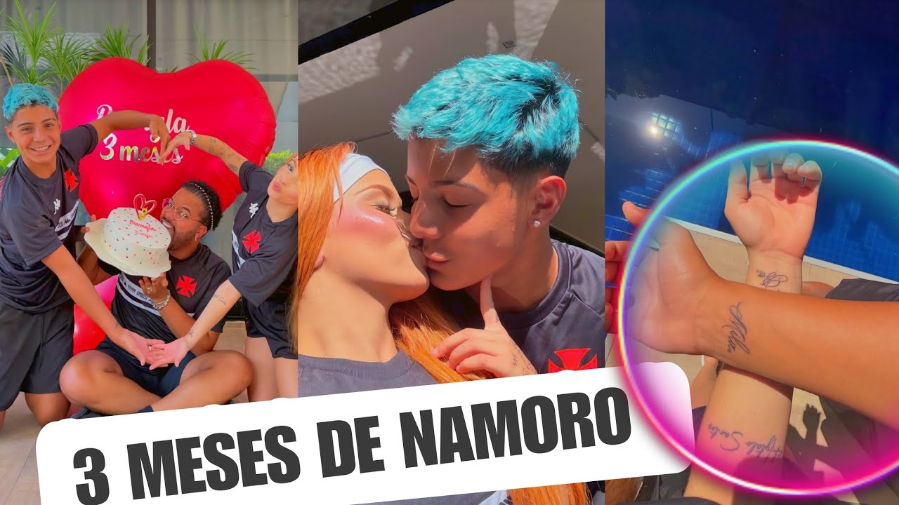 BERNARDO e KAMYLINHA comemora aniversário de namoro com tatuagem e surpresa 😮