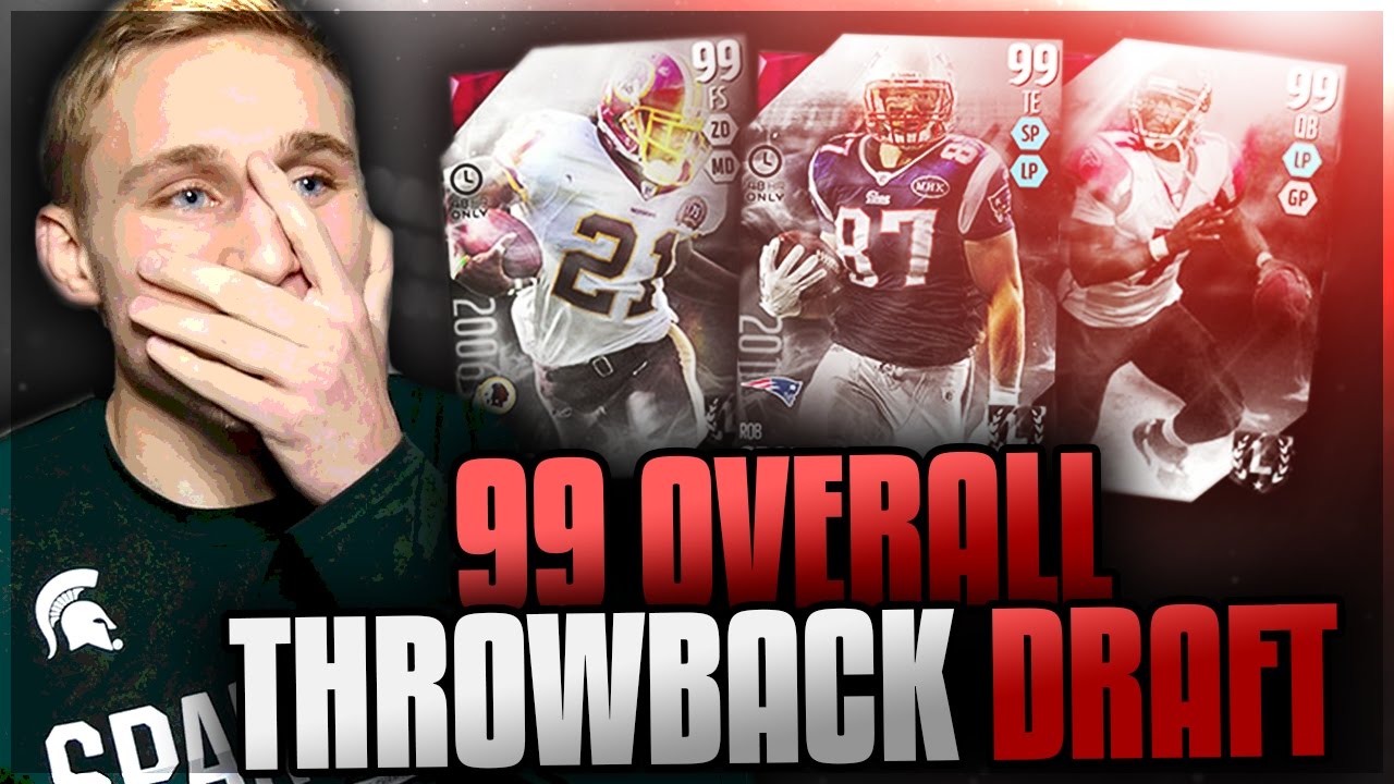 99 OVERALL THROWBACK DRAFT CHAMPIONS! Madden Draft Challenges