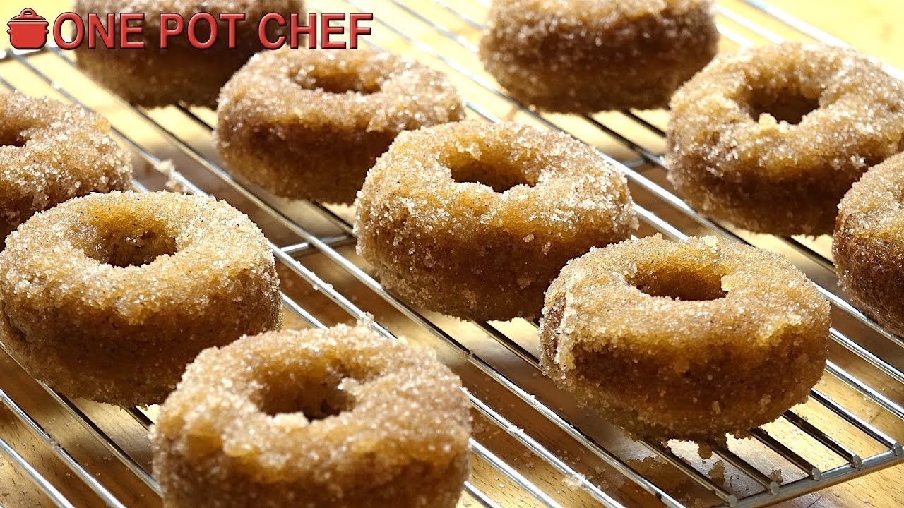 Пончики с корицей, запеченные в духовке | One Pot Chef