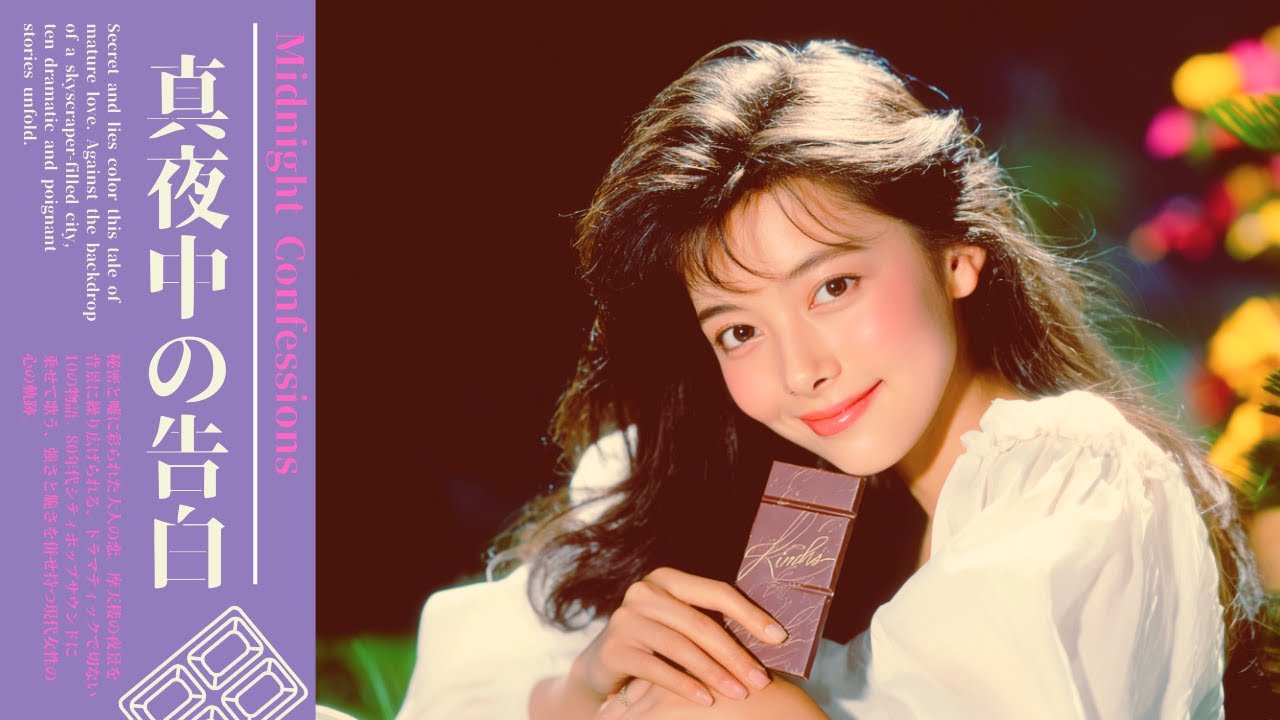【80s Japanese City Pop】真夜中の告白｜日本のレトロプレイリスト